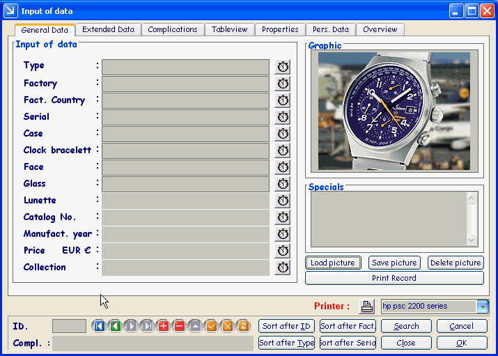 Screenshot of PC-CHRONO32